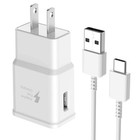 USB-C Charger Plug & Cable for Samsung Galaxy S21 S22 S23 S24 Note White