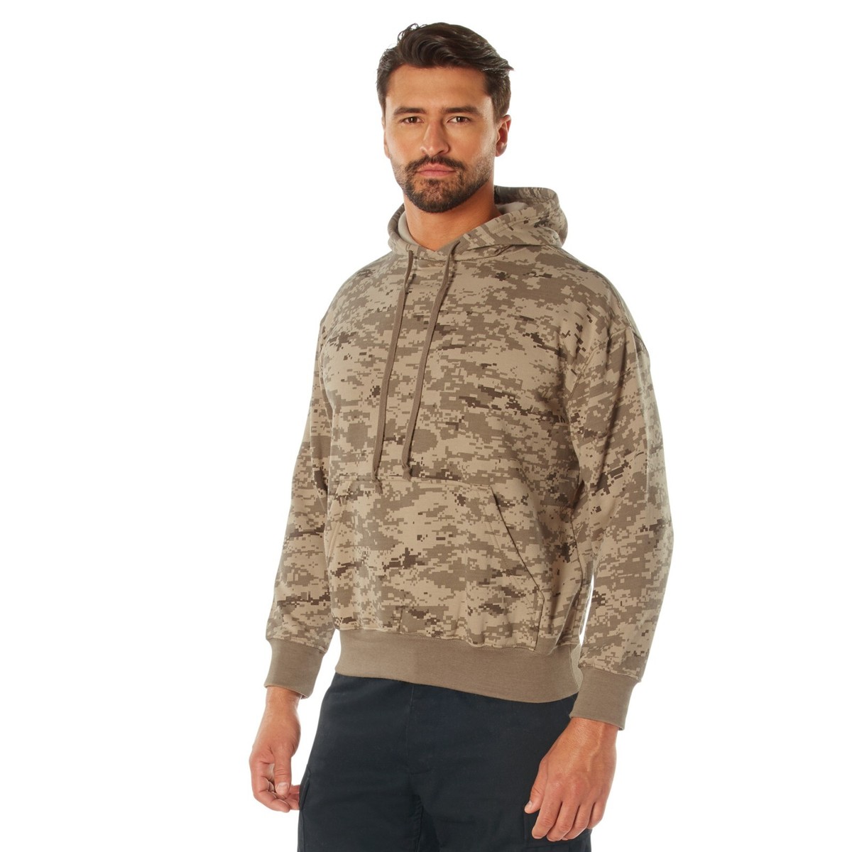 ROCK-IT Apparel I Heren PREMIUM Hoodie I Hooded Jacket met rits I Zachte stof met fleece binnenkant I Sweater Hoody I Maten S-5XL I Olive green M