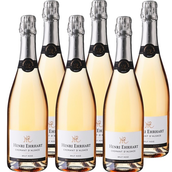 Henri Ehrhart Brut Rose Cremant D´ Alsace 12% Vol 6 X 75Cl Sekt Schaumwein-image