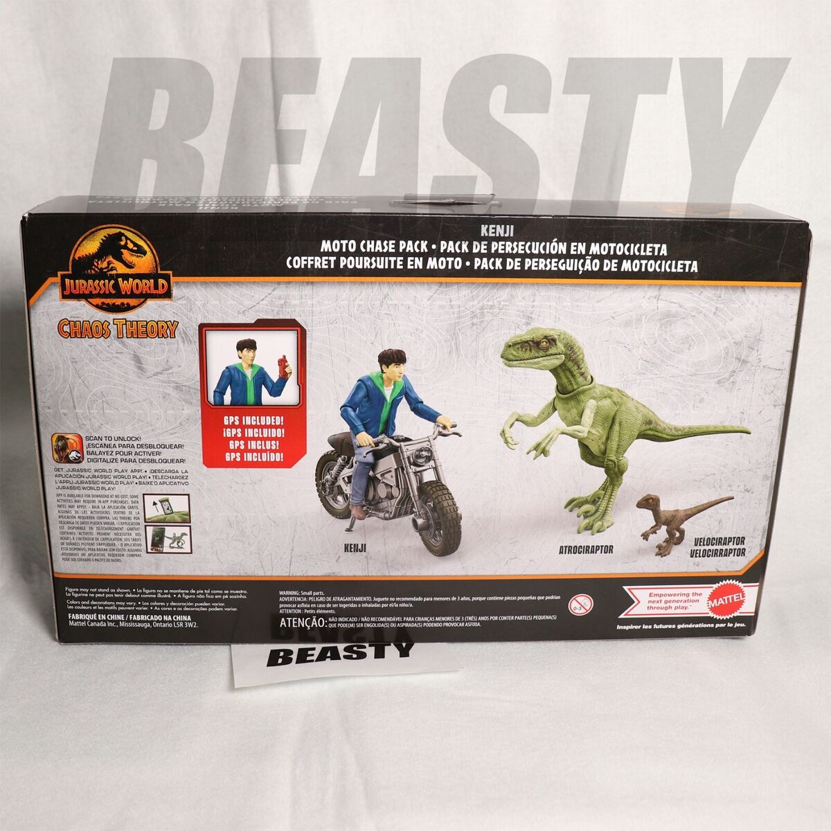 Jurassic World Chaos Theory Kenji Moto Chase Pack Action Jurassic World Chaos Theory Kenji Moto Chase Pack Action