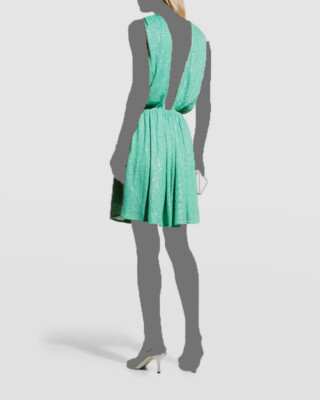 in the mood for love green dress Current Mood Sequin Lace Dress With Wings main image 0