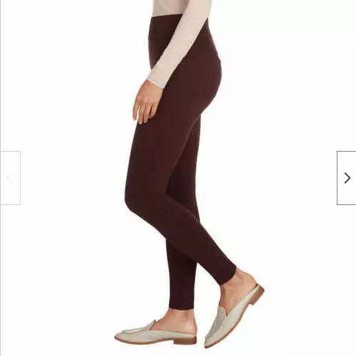 Matty M Ladies' Active Casual Slub Legging (Small, Dark Wine) ITEM