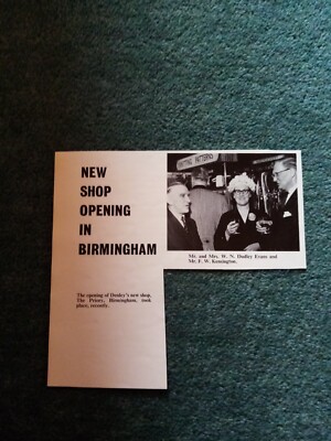 ZZ5   1965 society picture Birmingham Mr Mrs W n dudley Evans f w Kensington 