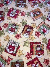 Nurse Medical scrub top Winter Snowmen