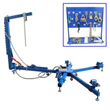 7716lb Car Body Frame Machine Repair Auto Body Straightener w/ 4 Support Bracket
