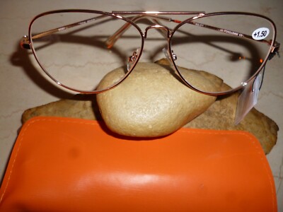 Wenn Lesebrille.....dann Pilotenbrille - groß - gold  +1,0+1,5+2,0+2,5+3,0+3,5 