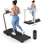 Walking Pad, 2.5 HP Under Desk, 2 in 1 Foldable for Home, Walking Pad with Handl