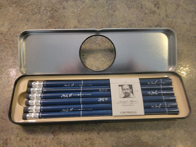 Vintage Unused ACME PENCILS Writing Tools 12 #2 CONSTANTIN BOYM with Tin Case