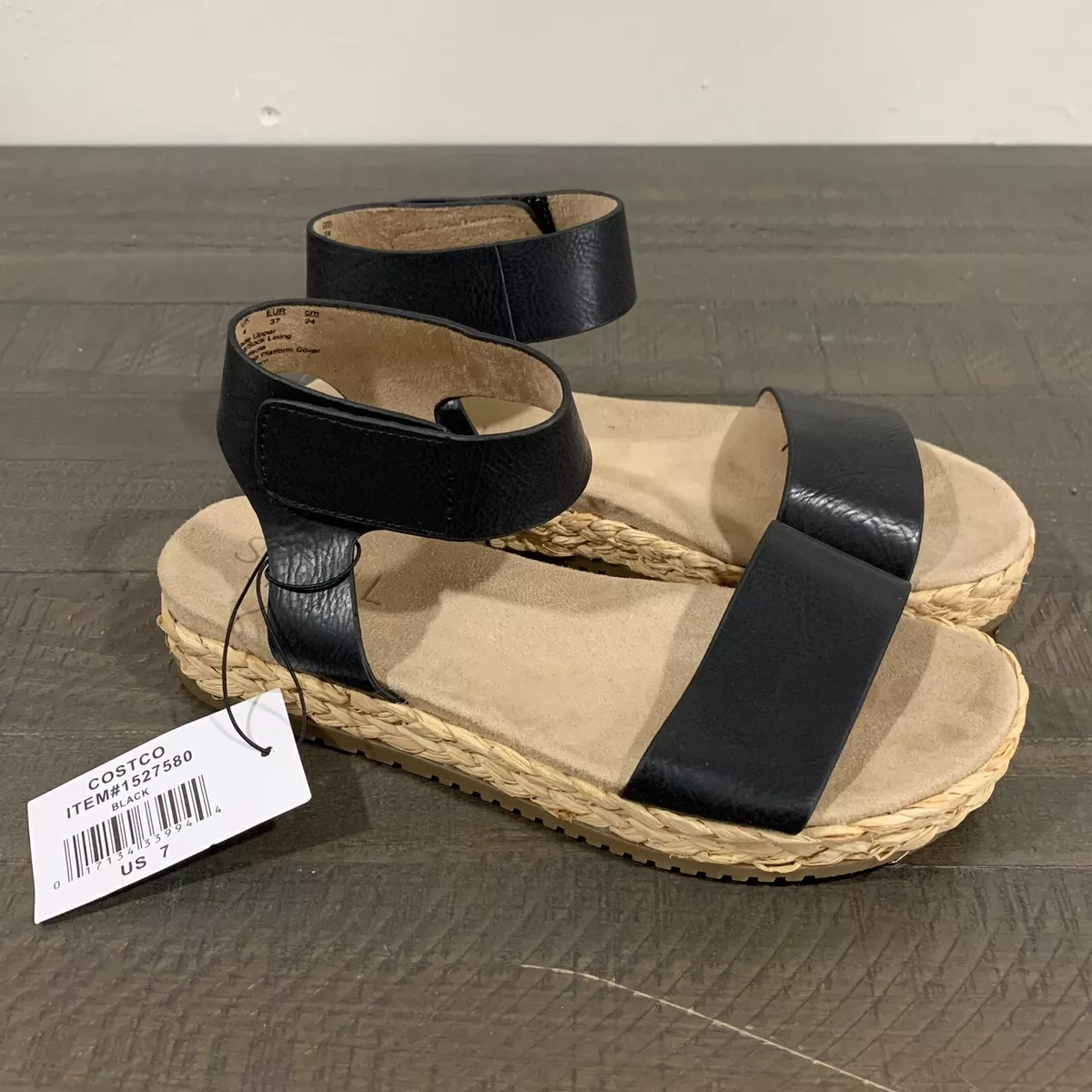 Kensie outlet black sandals