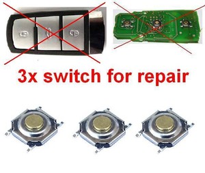 3x Vw Passat Golf B6 B7 Cc Schlussel Reparatur Schalter Taster Taktil Knopfe Ebay