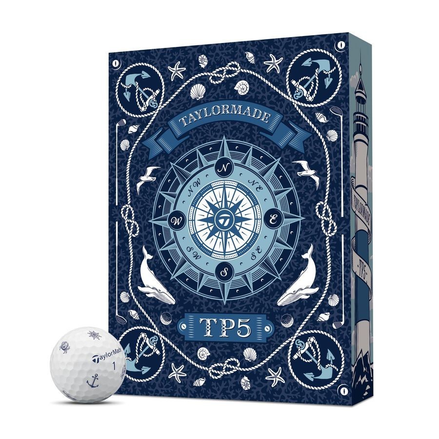 TaylorMade TP5 Pix SAILOR'S POINT Limited Edition Golf Balls Major