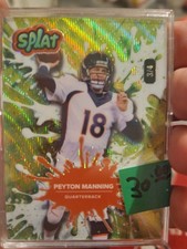 Wild Card Splat 2025 Peyton Manning Football Serial Numbered SBLTM03-PM