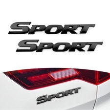 2PCS Metal Sport Sticker, 3D Sport Car Side Fender Rear Trunk Adhesive Emblem...