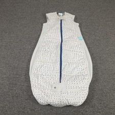 ErgoPouch Sleep Sack 6-12 Months 2.5 TOG White Blue Dots Boys Organic Cotton