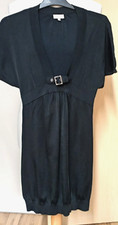 Karen Millen Little Black Dress Buckle Detail Size 8 Ladies Womens
