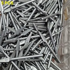 5 Pcs LEGO Part Minifigure Weapon 4497 Flat Silver