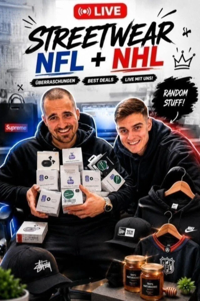 NFL / NHL / NBA JERSEYS + MERCH 🔥🔥alles ab 1 EUR - NEUWARE ONLY