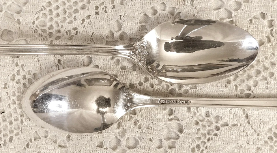 Tiger Lily aka Festivity (1901) ~ 8 - Ice Tea Spoons ~ Reed & Barton Silverplate - Image 3 of 4