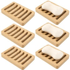 6 Pack Soap Dish, Bar Soap Holder Draining Soap Dish Natural Soap Holder Wate...