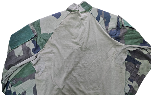 Genuine French Army Issue CCE Woodland Camo Combat Shirt UBAC #2 - Foto 9 di 9