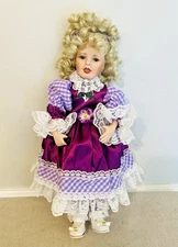 PARADISE GALLERIES MELODIES & MEMORIES PORCELAIN DOLL "SARAH"