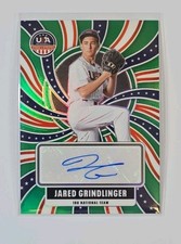 2026 USA National Team Signatures Green Prizm Jared Grindlinger Autograph NTS-JG
