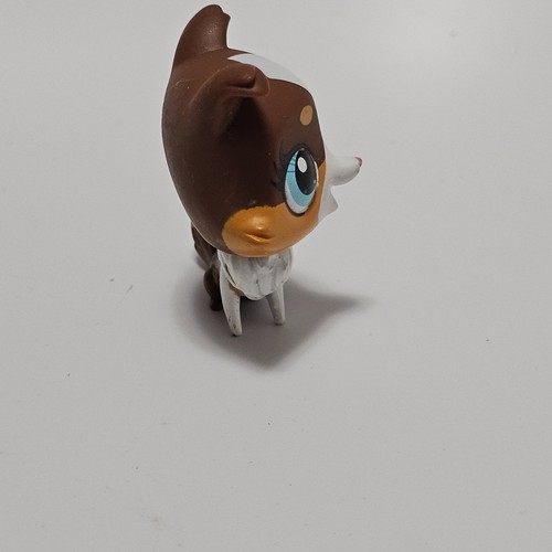 Littlest Pet Shop 3222 Brown Tan & White Collie Dog - Picture 2 of 6
