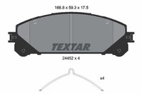 NEU - Textar 2445201 Bremsbelagsatz, Scheibenbremse