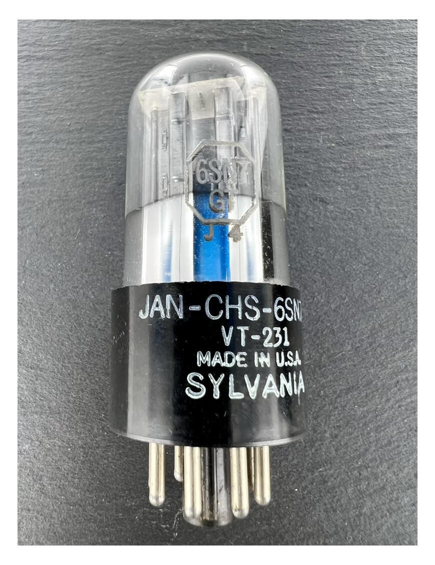Tube Sylvania 6SN7GT VT231 préamplificateur audio triode vintage