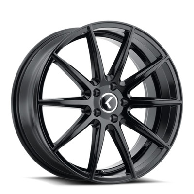 20'' Kraze Cosmos 20x8.5 Gloss Black 5x4.25 Wheel 38mm Performance Rim