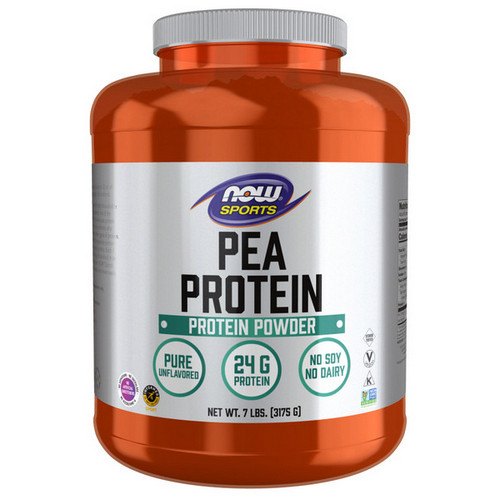 Protéine de Pois non Aromatisé Poudre 7 Lbs Par NOW Foods - Photo 1 sur 1