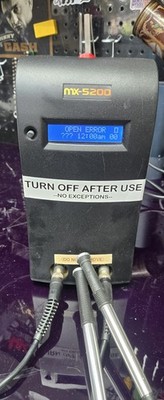 METCAL MX-5200 Soldering Re-work System With 2 Handpieces, no tip no power cable