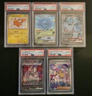 PSA 10 Sequential Set Pokémon Japanese Shiny Treasure ex Mew Charizard Iono SAR