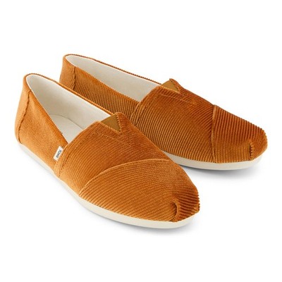 TOMS Damen Alpargata Cloudbound Loafer flach, Ahornbraun Cord Slipper Schuh