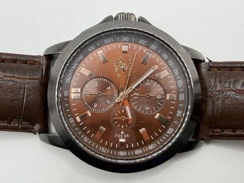 Beverly Hills Polo Club 5320-101 Brown Dial Chronograph Style Watch