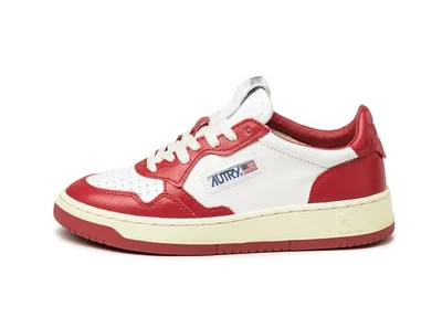 AUTRAY AUTRY Medalist Low Red White AULW WB02 Rot Weiß Damenschuhe Sneaker