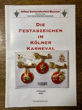 Köln Karneval Festkomitee Festabzeichen 2012 Dreiersatz Orden mit Katalog
