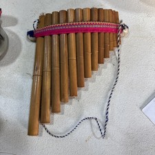 Artisan Pan Flute From Peru Made It of Bamboo For Beginners