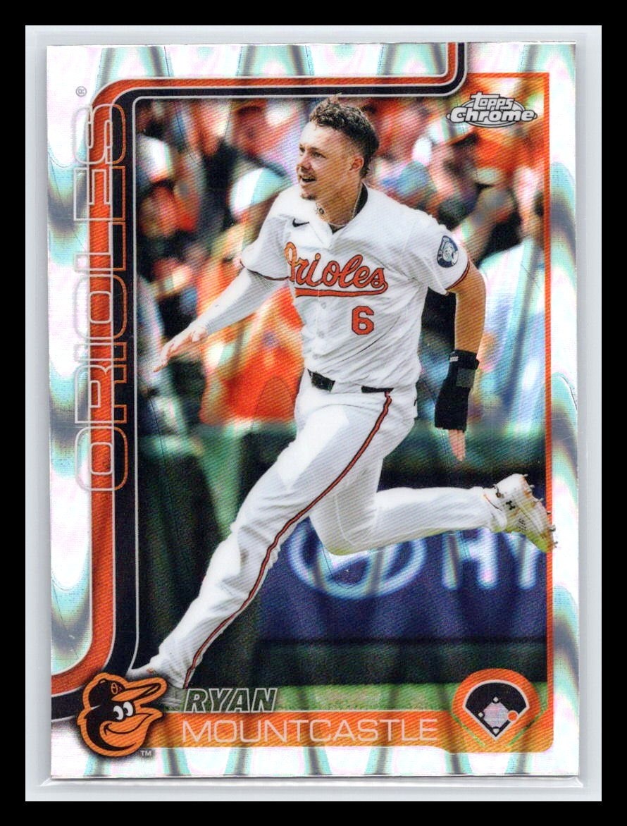 2025 Topps Chrome #297 Ryan Mountcastle RayWave Refractor