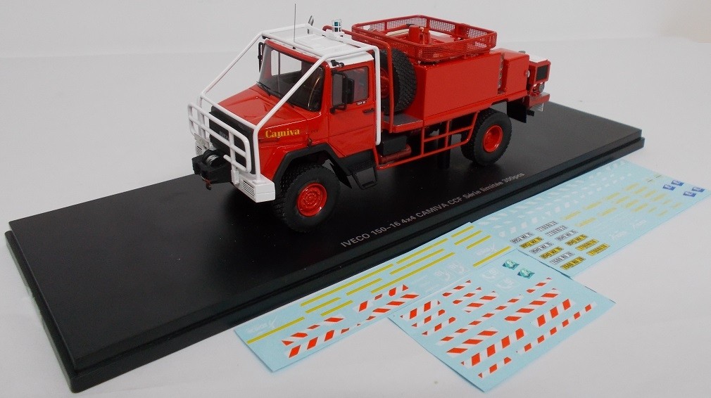 Camion Iveco 150-16 4X4 Camiva ALERTE miniature haut de gamme pour compléter une collection CCF
