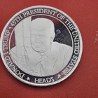 Donald Trump Joe Biden Heads Tails Flip Round 1 Oz Silver
