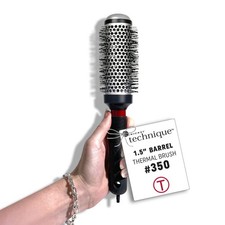 Cricket Technique Thermal Hair Brush 350 1.5  350 1.5 Inch barrel , Black