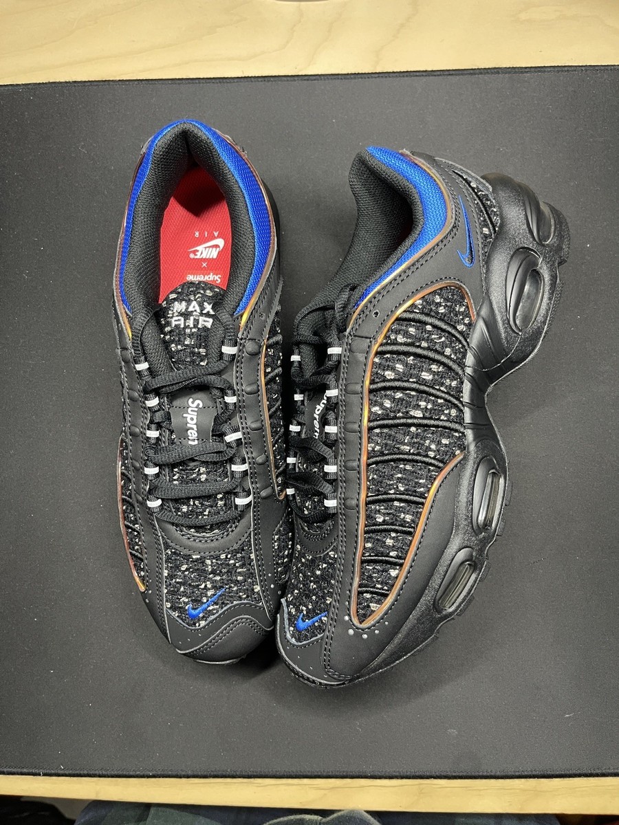 Supreme X Nike Air Max Tailwind 4 S 2019 Black Cobalt AT3854  display picture 3