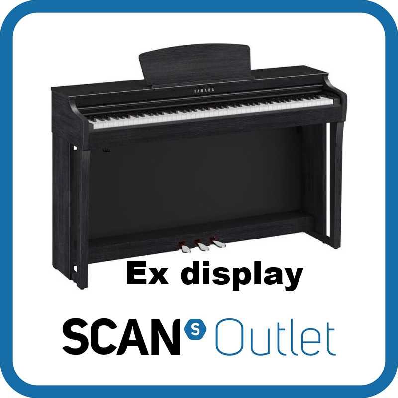 Yamaha - CLP-725, Digital Piano, GrandTouch-S Keyboard, Black