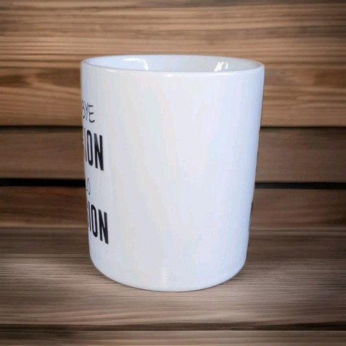 Beverage Mug, GOODBYE TENSION HELLO PENSION. 12 oz. Drink, Coffee, Soda, Tea. - Bild 4 von 4