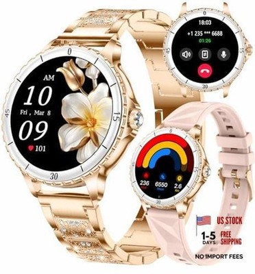 Smart Watch for Women, 1.27'' HD Display,Answer/Make Calls, IP68 Waterproof
