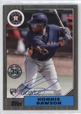 2022 Update 1987 Topps Baseball Black 49/199 Ronnie Dawson #87BA-RDA Auto 0t0b