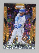 2019 Panini Prizm Tier III Neon Orange Donut Circle 6/150 Ken Griffey Jr HOF b4d