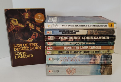 Louis L'amour America's Favorite Storyteller Lot/9 Paperback Western Books