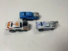 Vintage 1972 Matchbox Hot Rod Lot Cosmic Blue (x2) And (1) White Lightening